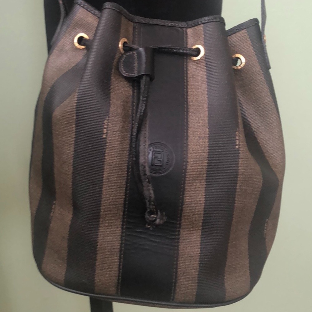 Fendi Drawstring Purse W/COA